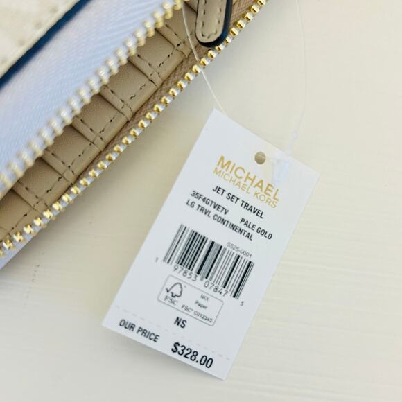 Michael Kors jet set large continental wallet MK - Picture 3 of 4